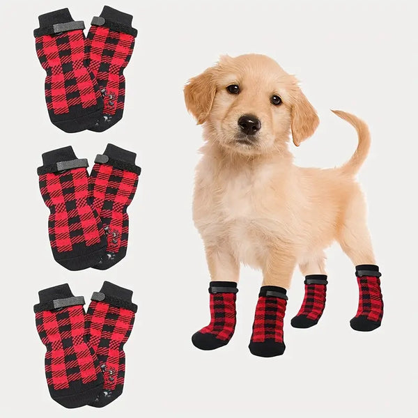 Dog Paw Socks Allergy Pain Protection Wag Tail Natural