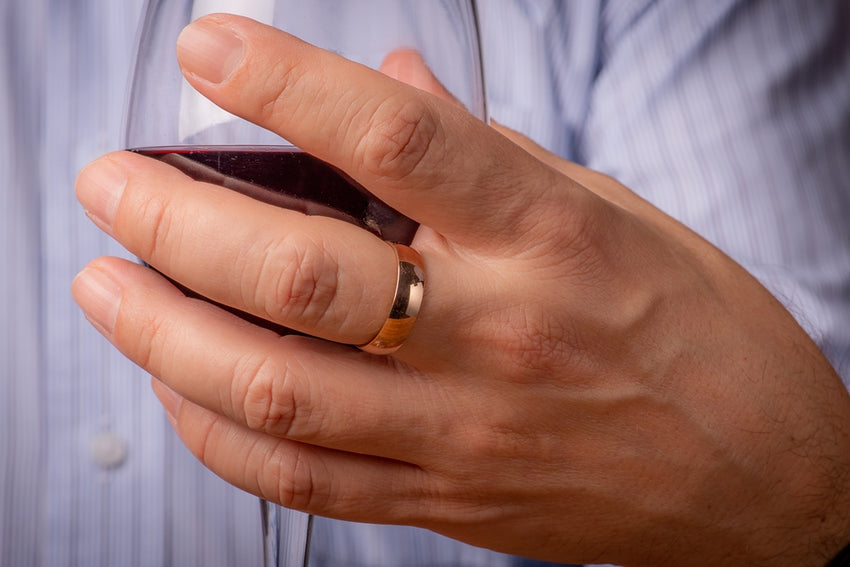 <BR>Mens Copper Ring | Hand Pain Relief Solution