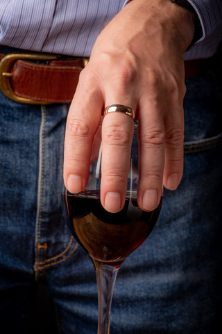 <BR>Mens Copper Ring | Hand Pain Relief Solution