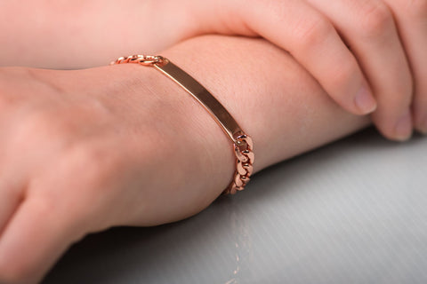 Copper Identification Bracelet For Hands and Finger Joint Pain