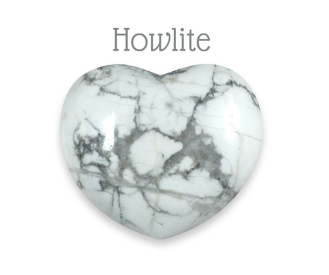 <BR>Howlite Crystal for Pet Calming & Grounding