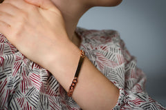 Copper Identification Bracelet For Humans